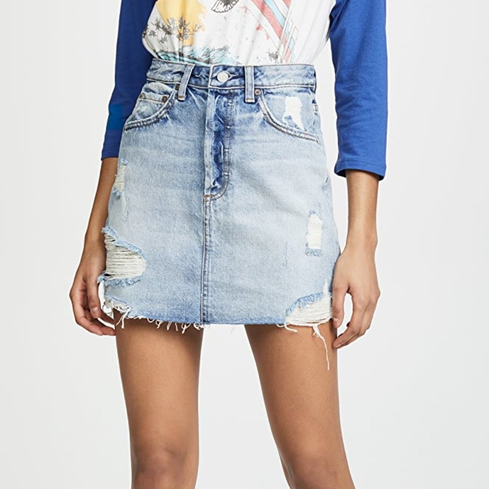 Boyish Corey High Rise Rigid Skirt